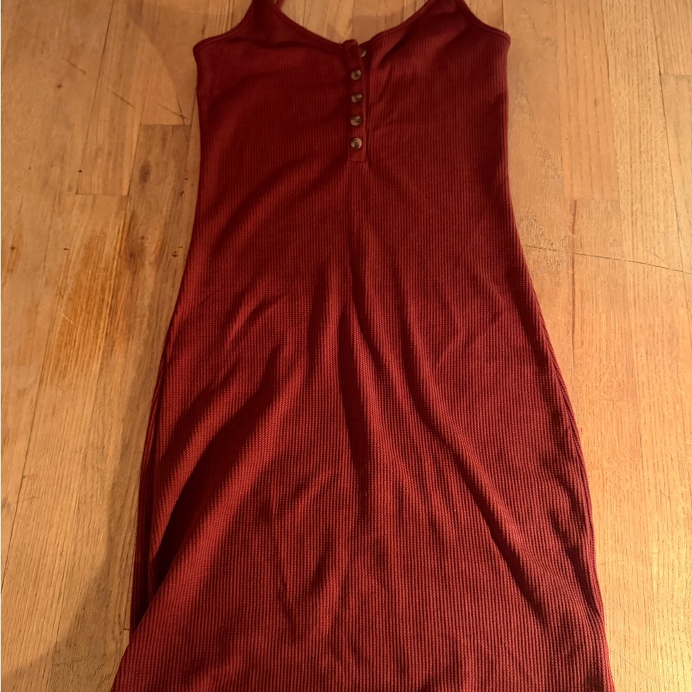 American Eagle Outfitters Burgundy Knit Top